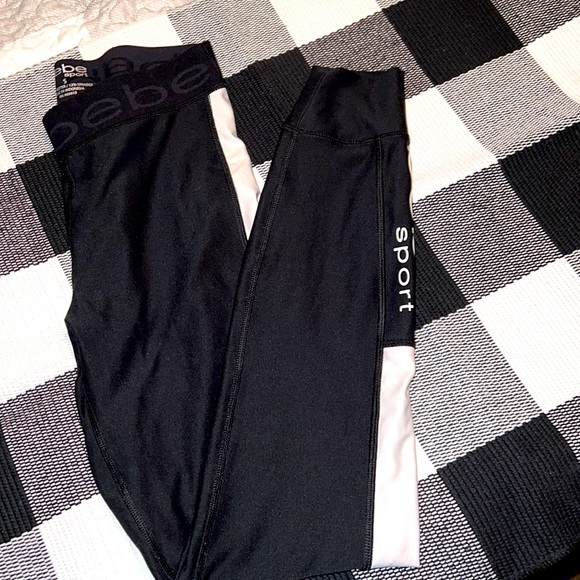 Bebe Sport work out pants; size small; like new - Picture 2 of 7